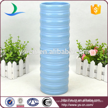 YSv0135-01 blue tall ceramic vase